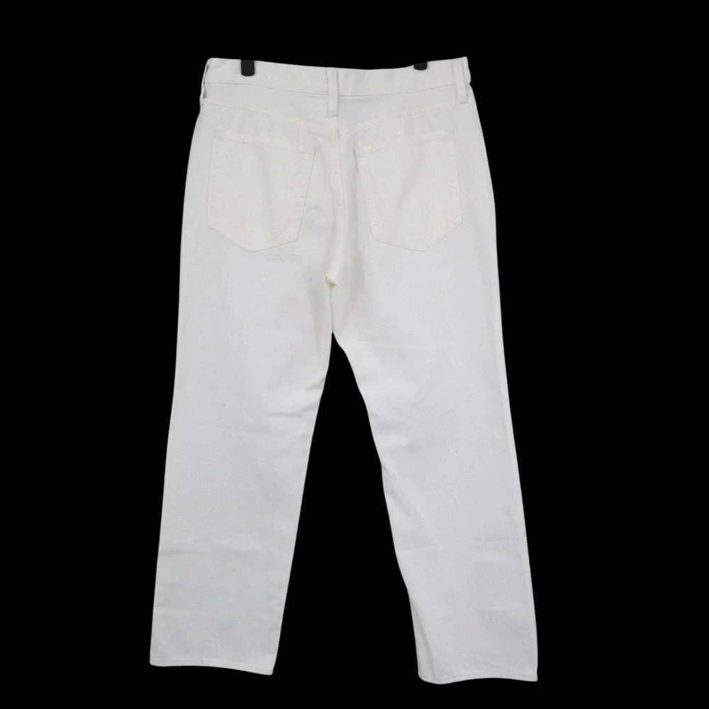 J. Crew '84 Slouchy Jean Womens 29P White‎ Preppy Classic Polished Coastal NWT